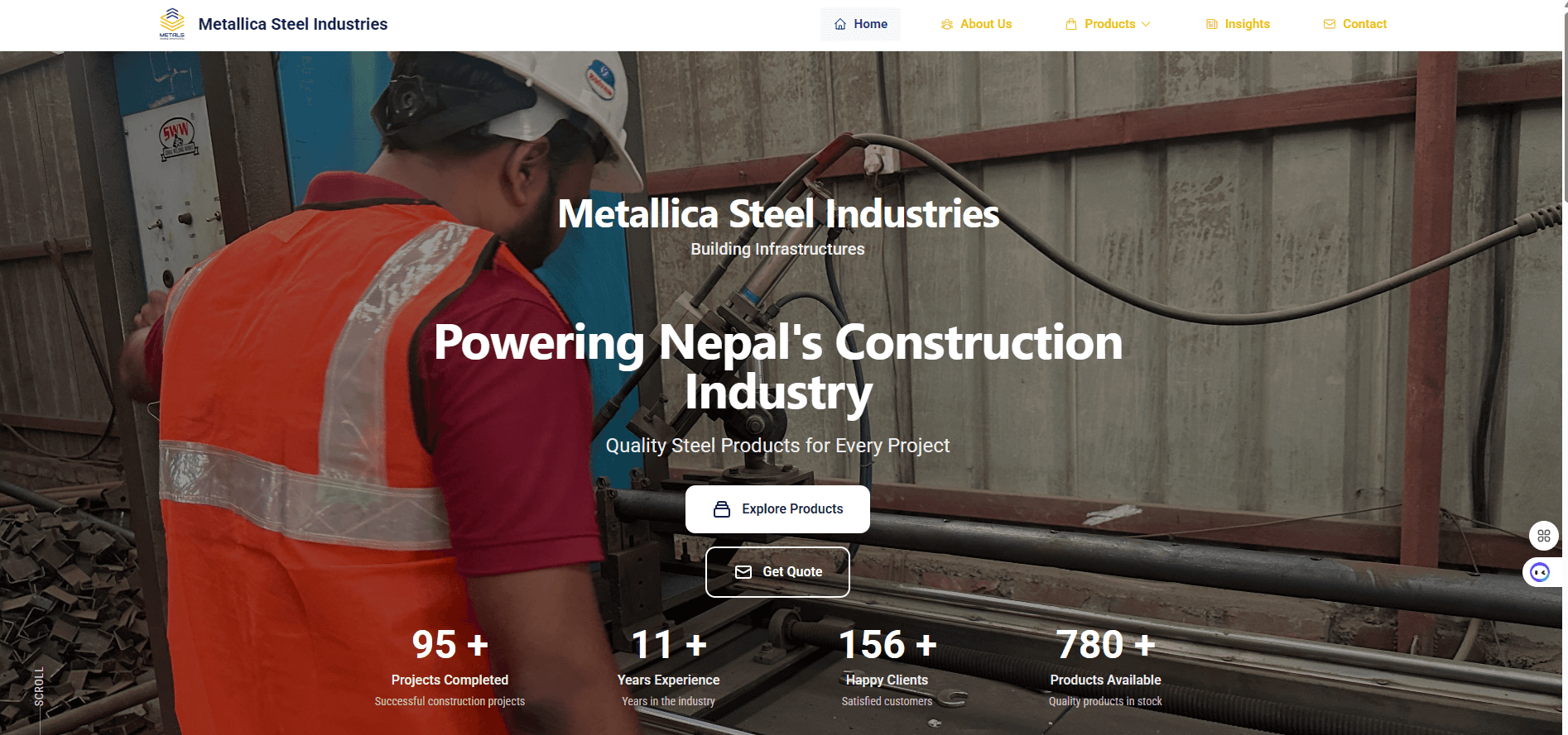Metallica Steel Industries screenshot